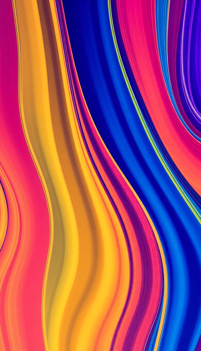3D curved stripes